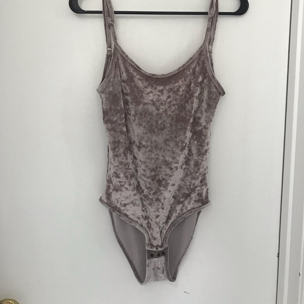Velvet bodysuit